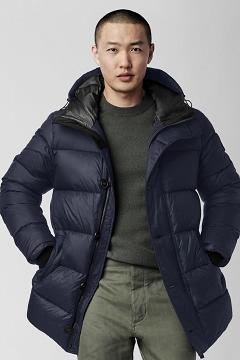 Chamarras Canada Goose Hombre México - Vernon Abrigos Black Label Azules LY6879435